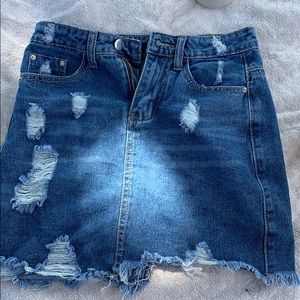 Brandy Melville Jean skirt